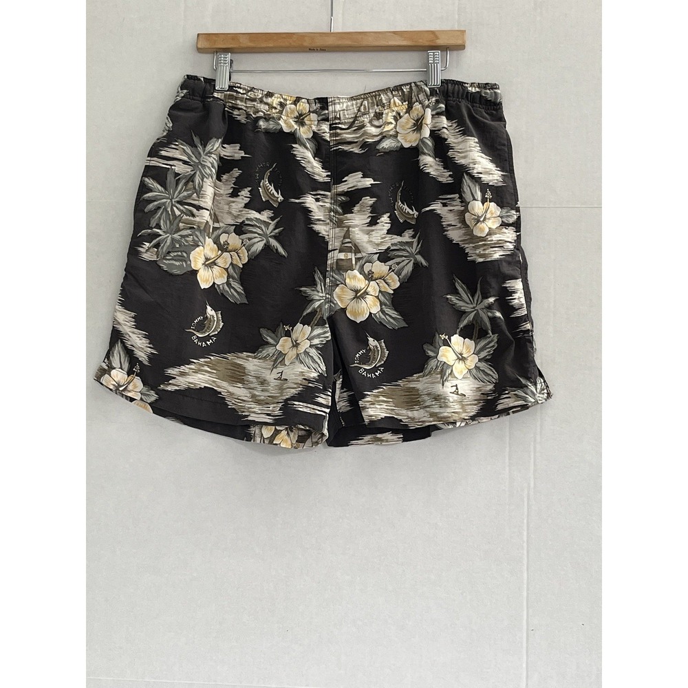 Tommy Bahama Swim Trunks Men's Hawaiian Print See Pics For Measurements